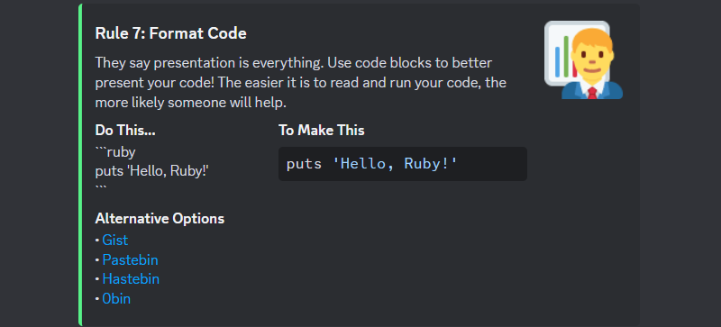 Ruby Discord Rule 7 (syntax highlighting)